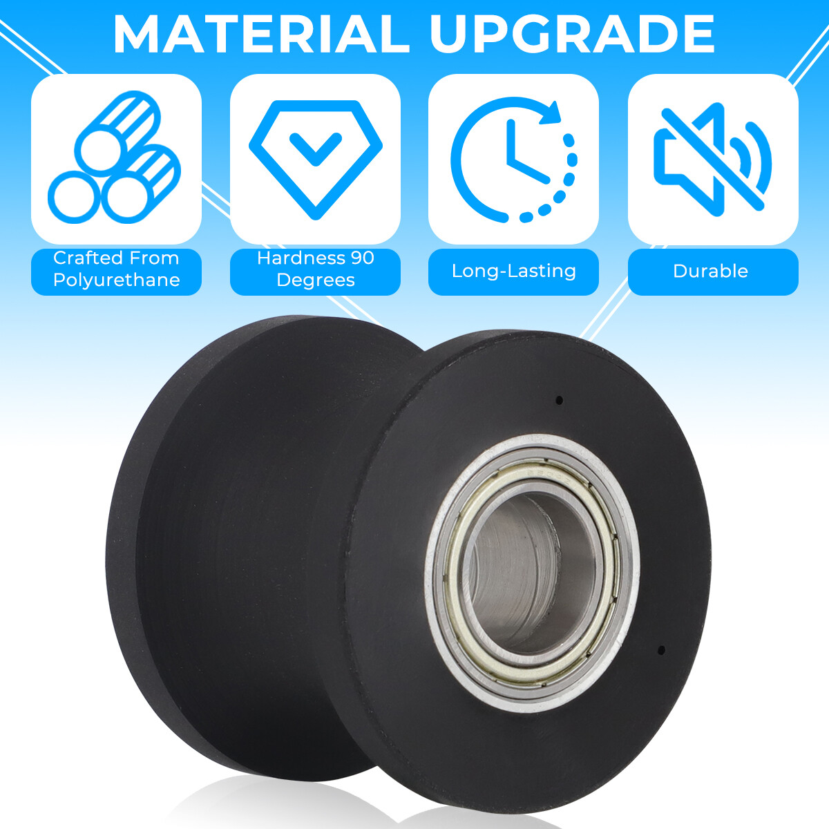 Elliptical U Groove Guide Wheel Roller For Schwinn Nautilus E430 E470 E614 E616