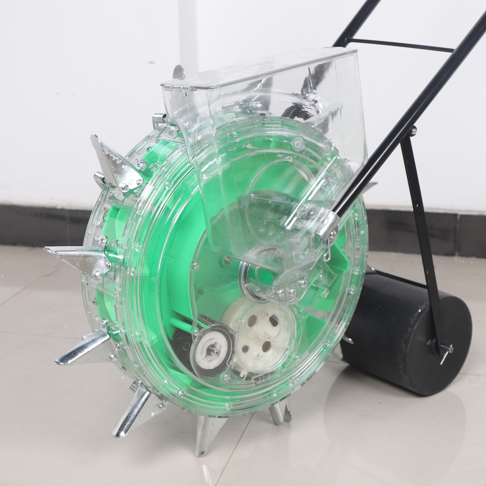 Manual Seeder Machine Hand Push Roller Soy Corn Carousel Precision Seeding Tool