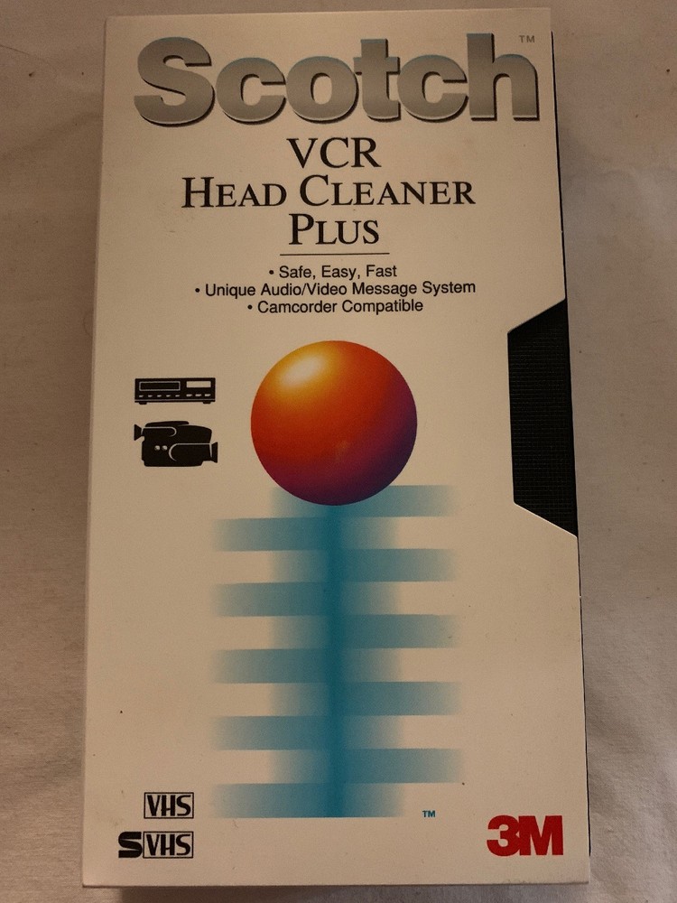 Scotch VCR Head Cleaner Plus