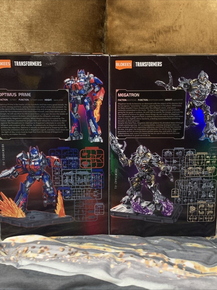 Transformers Classic Class Blokees Optimus Prime & Megatron Collector Set