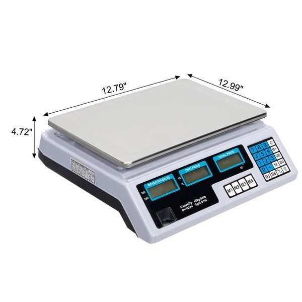 【Old code:42353336】ACS-30 40kg/5g Digital Price Computing Scale for Vegetable UK