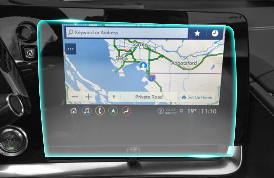 Crystal Clear Screen Protector for 2024 Chevrolet Corvette 8in Navigation