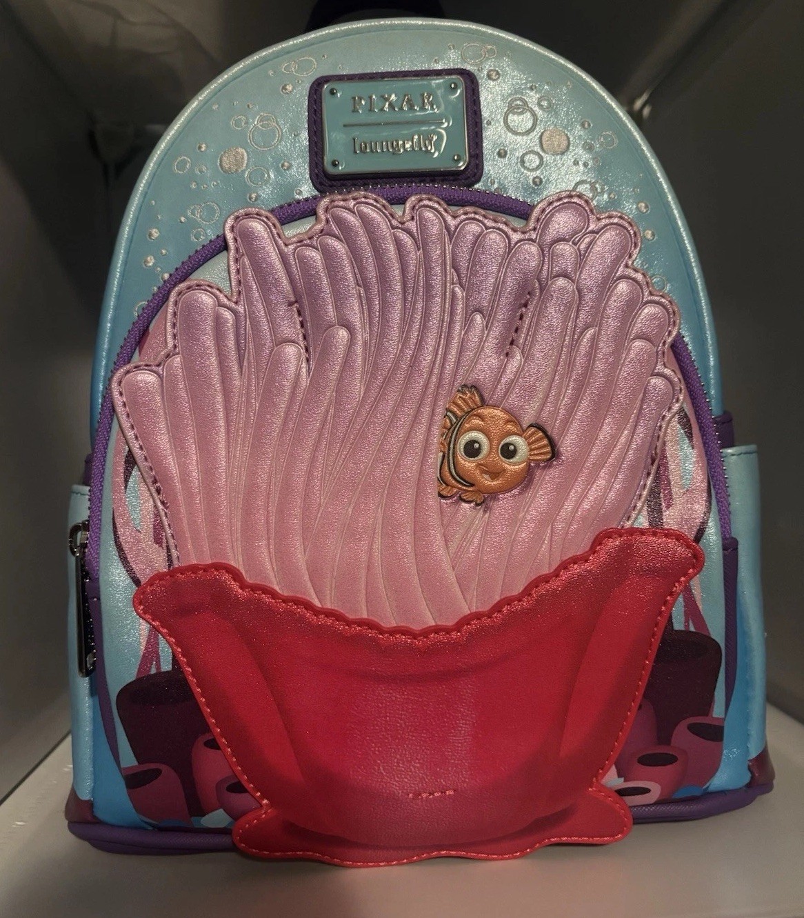 Disney Pixar Finding Nemo Sea Anemone Loungefly Backpack NWT Boxlunch Exclusive