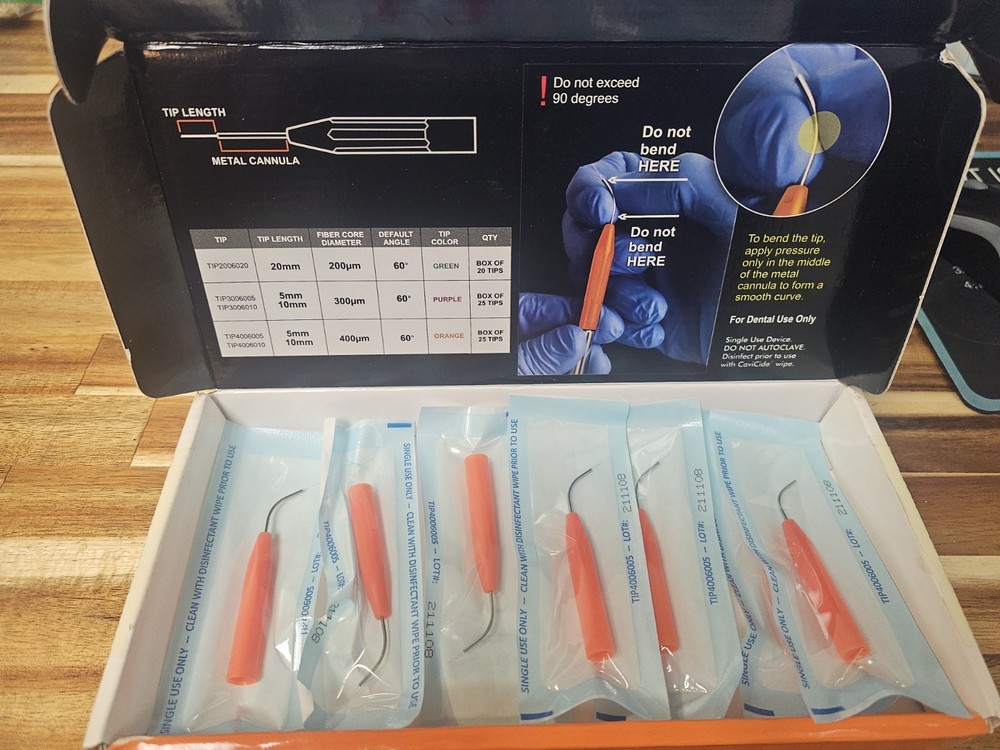 Picaso Bendable Disposable Tips. 7 Orange Tips