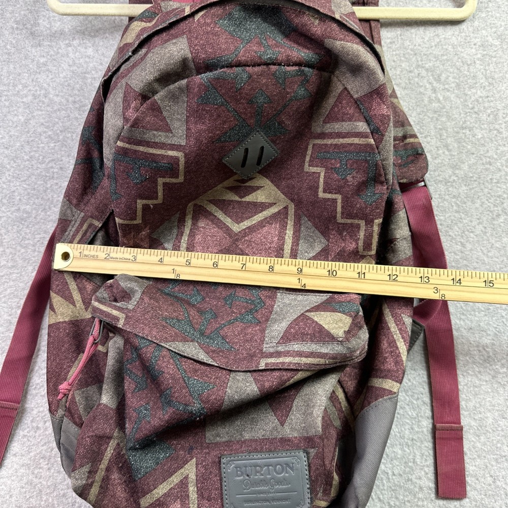 Burton Aztec Pattern Backpack Small Outdoor Gorpcore School Books