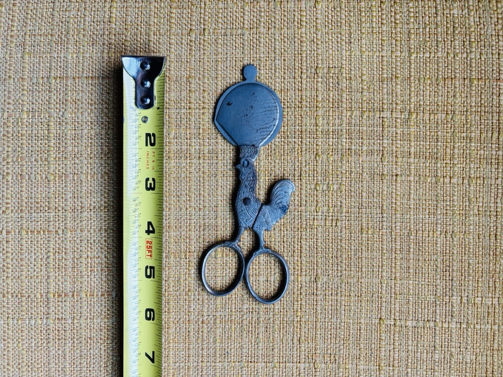 Vintage Rooster Shaped Egg Scissors