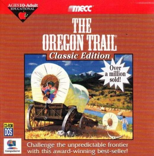 Oregon Trail PC CD classic frontier guide wagon decision making simulation game!