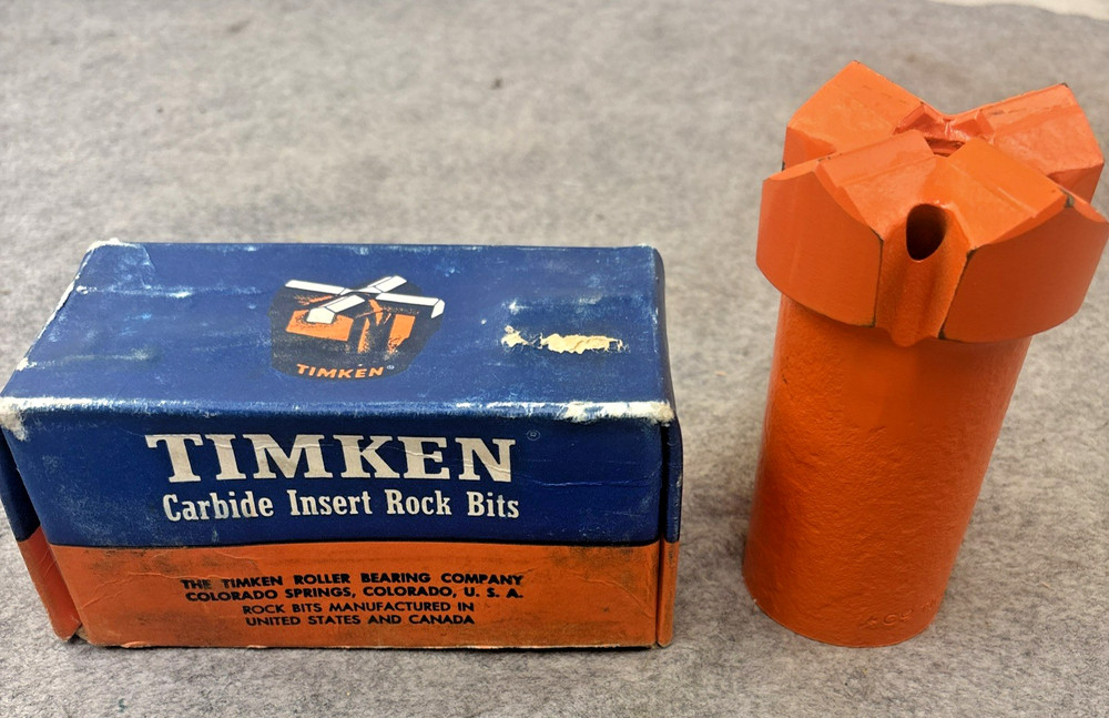 TIMKEN 92 WJ 3" Diameter MINING DRILLING Carbide insert w Original Box