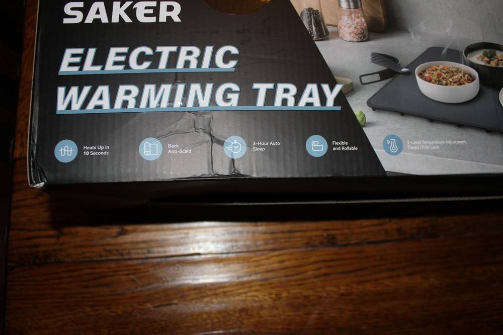Saker Electric Warming Tray NIB