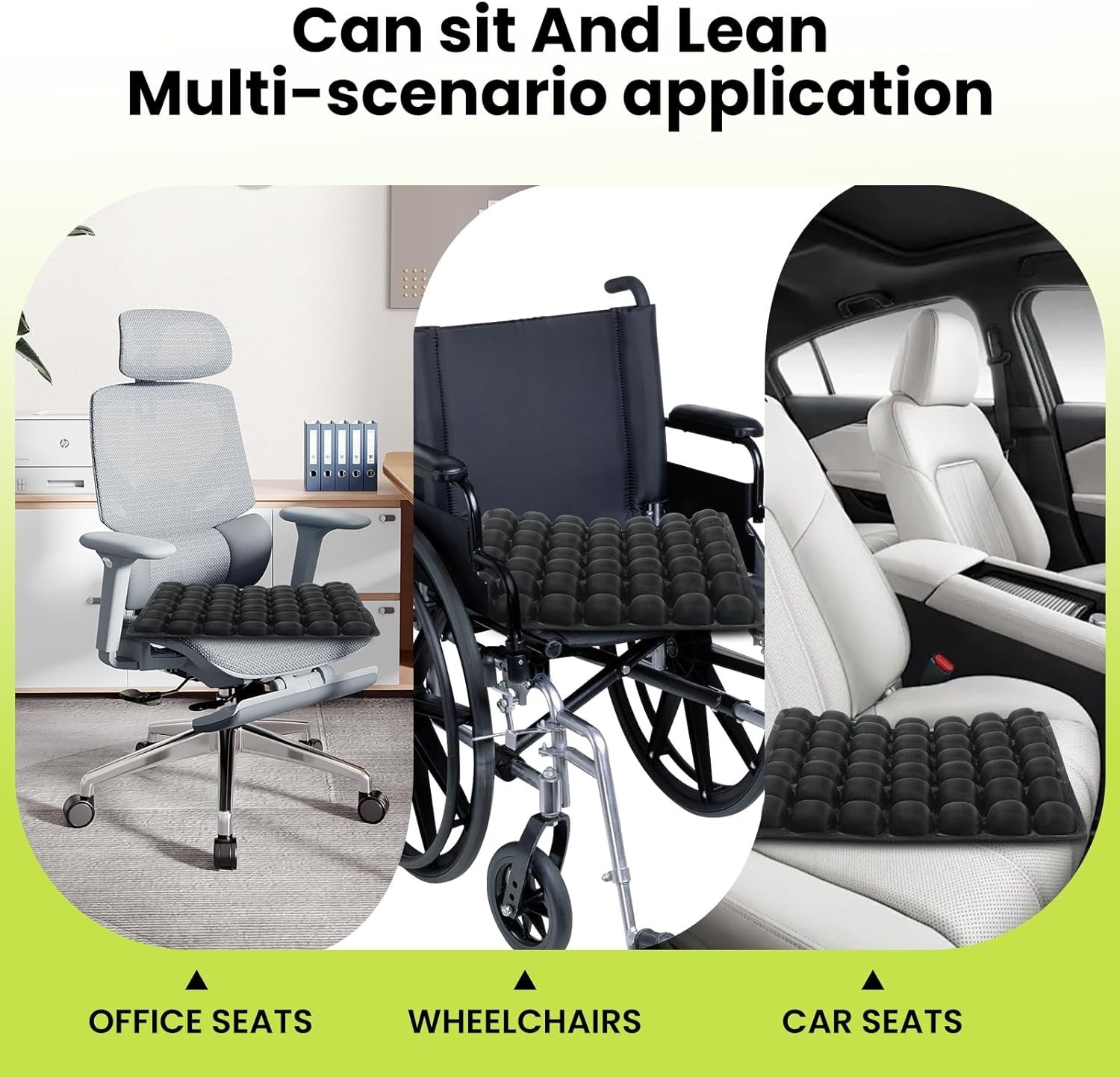 Sondor Travel Cushion – Adjustable Bubble Technology for Customized Comfort, ...