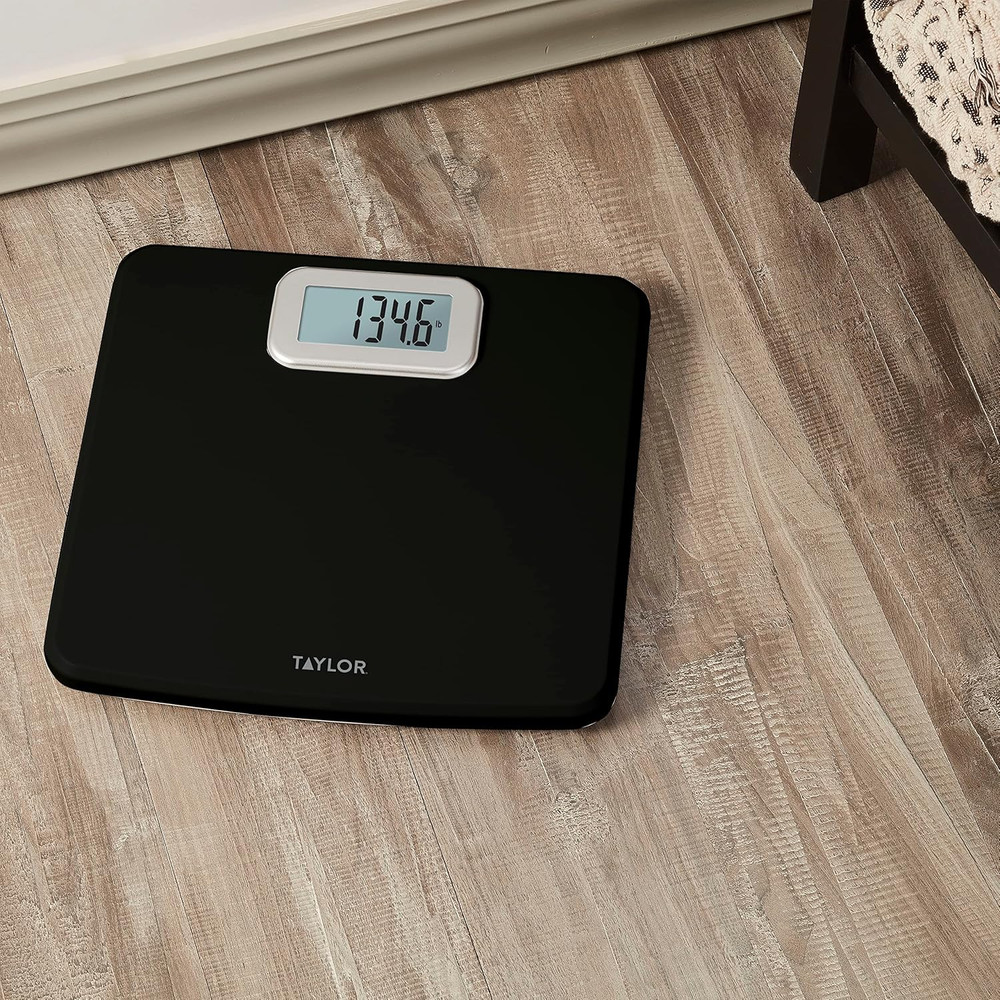Digital Bath Scale with Antimicrobial Surface Protection, Bathroom Scale for Bod