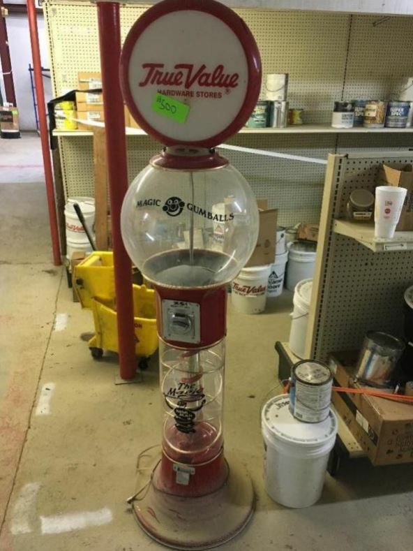 Ace Hardware Looney Tunes True Value Gumball Machine FULL Lock & Key Replacement