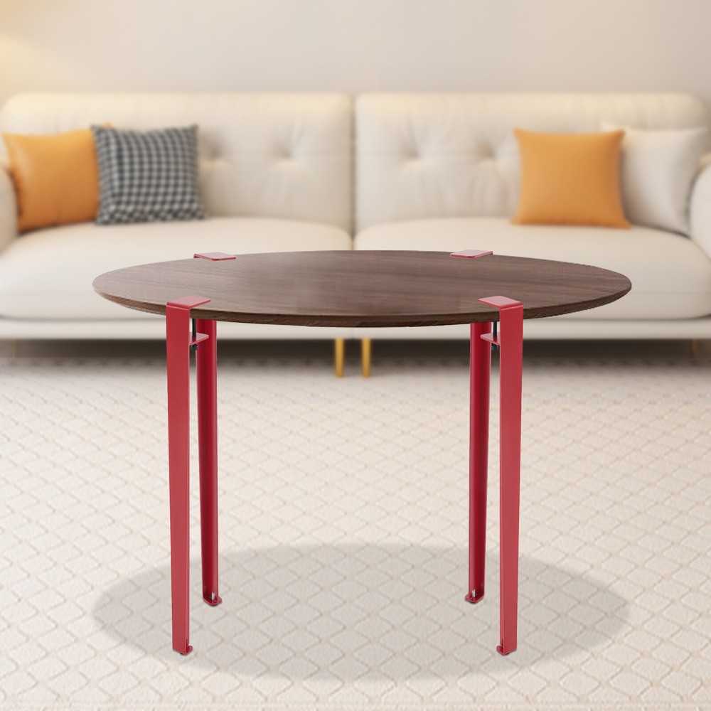 4Pcs Red Adjustable Table Clamp Legs, Sturdy F-Shaped Design