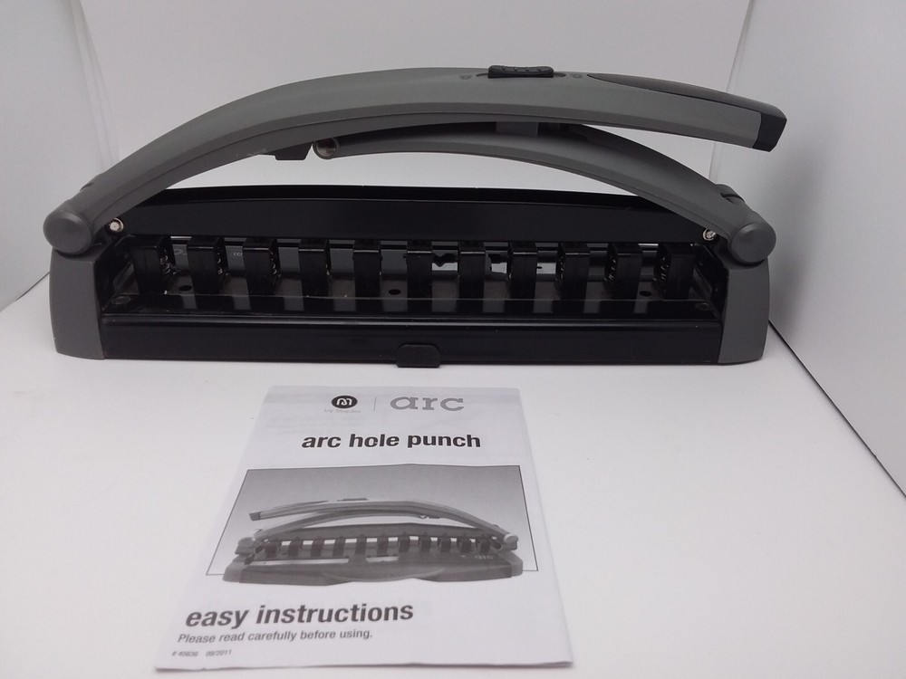ARC Binding System Desktop 40836 8 Sheet 11 Hole Presentation Binder Punch