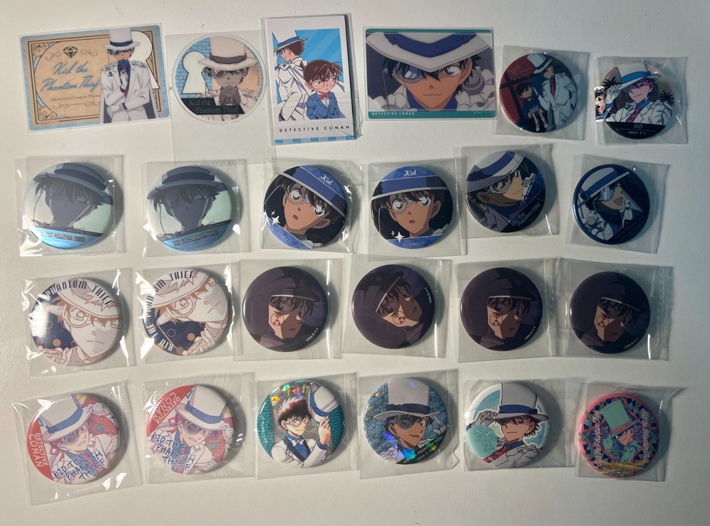 名探偵コナン Detective Conan KID Badge Set