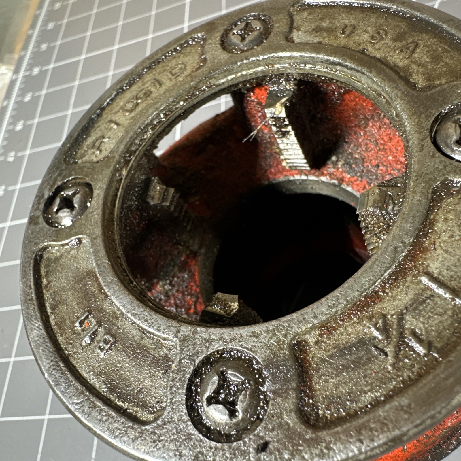 Ridgid 1-1/4" NPT Threading Die Head 12-R Made In USA