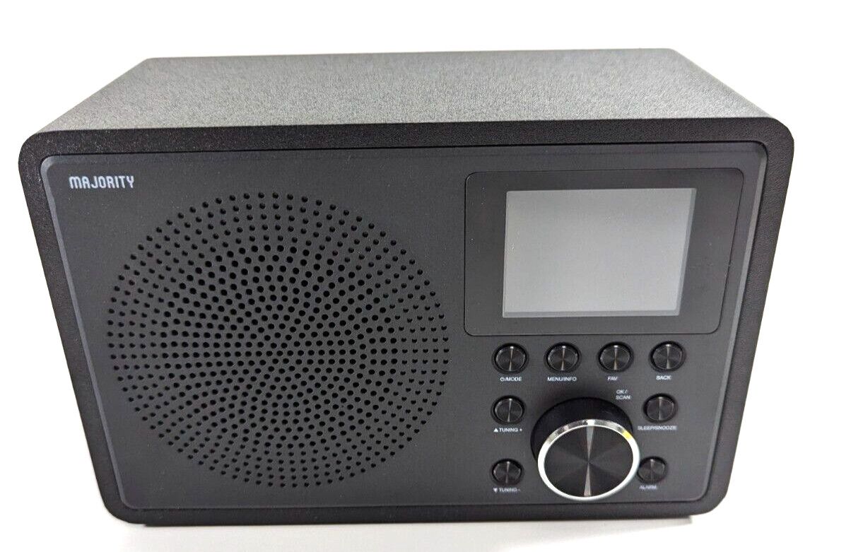 Majority Touro Internet Radio with WiFi and FM DSP Speaker Black