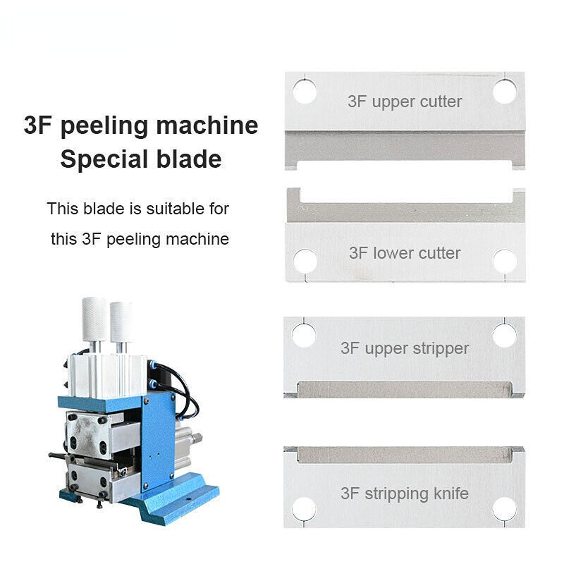 4PCS 3F Pneumatic Stripper Blades Cable Stripper Blades Accessories Tools