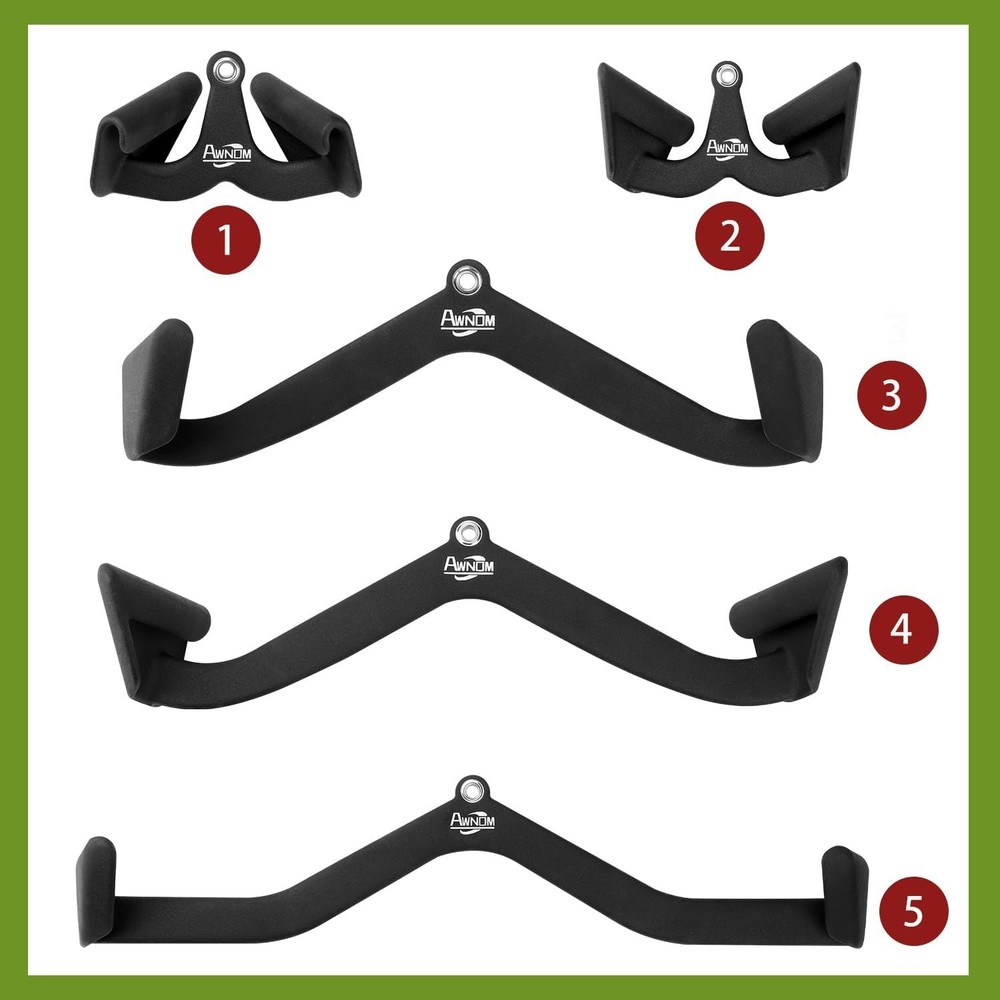 LAT Pulldown Attachments for Cable Machines, Cable Machine Attachments for Home
