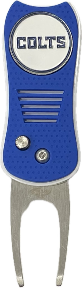 Indianapolis Colts Switchblade Golf Divot Tool - Royal/White