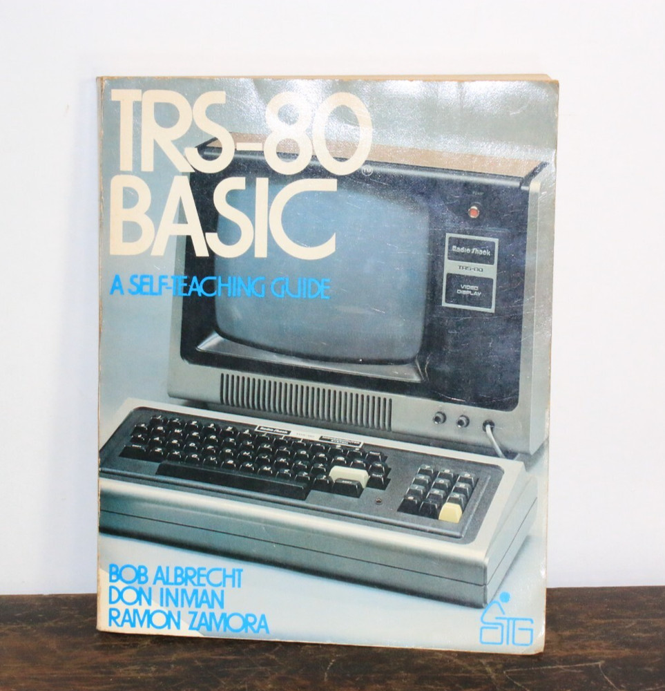 TRS-80 Basic: A Self-Teaching Guide - Vintage - Bob Albrecht STG 1980