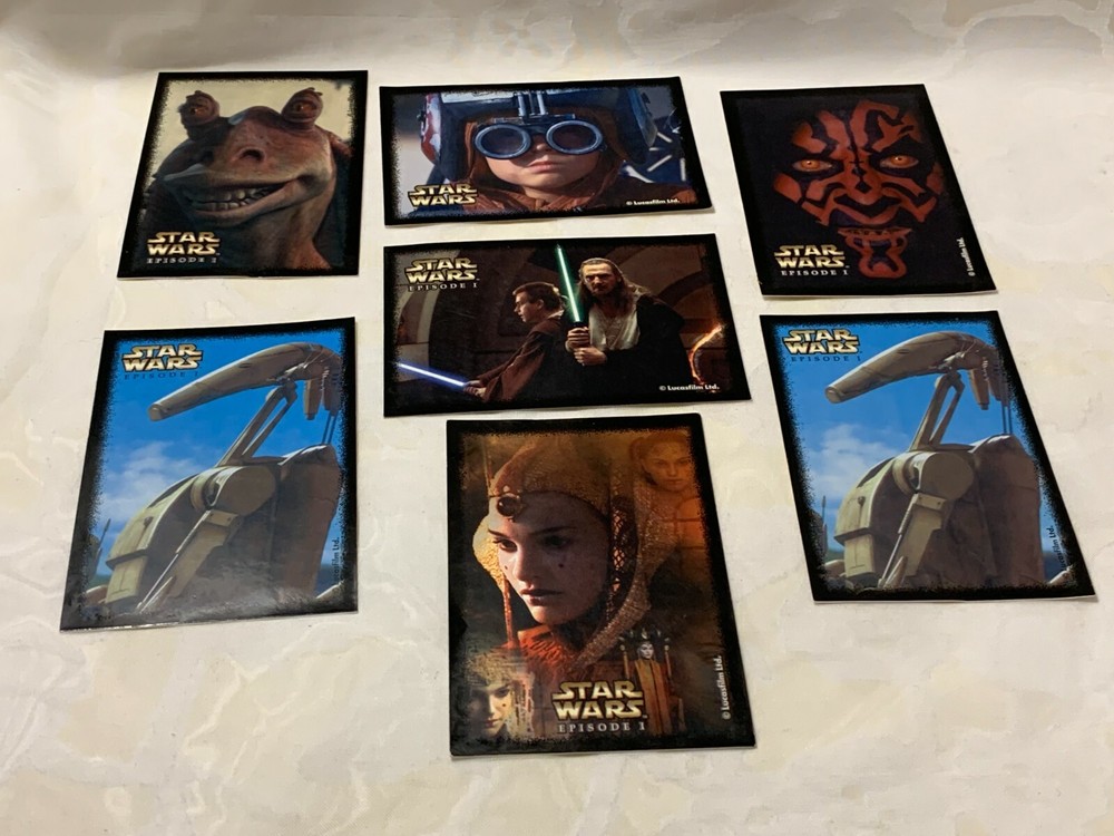 7 STAR WARS: Episode 1 Sandylion Sticker Designs