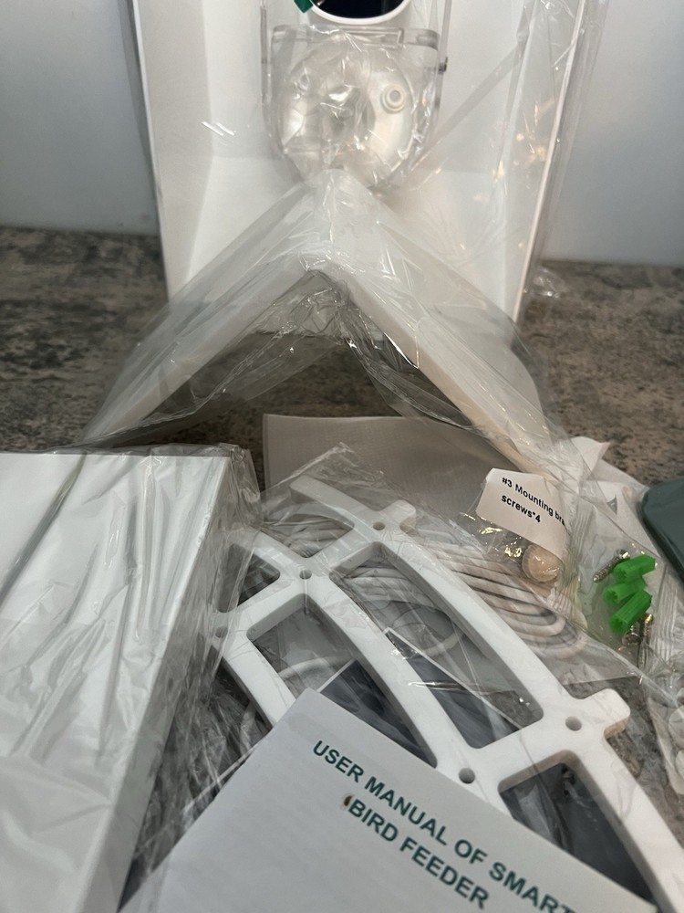Relassy smart bird feeder with camera solar powered