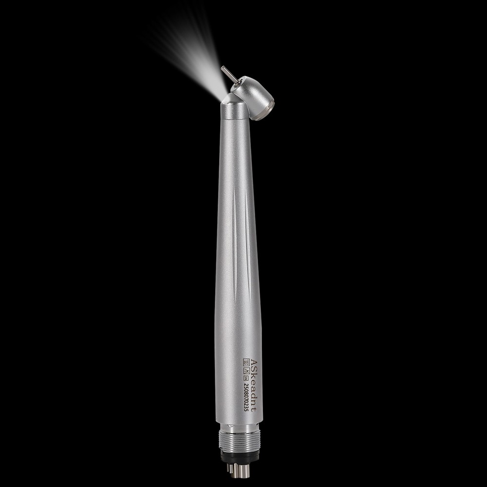 45 Degree Surgical High Speed Handpiece E-generator LED Push Button 4Hole Dental