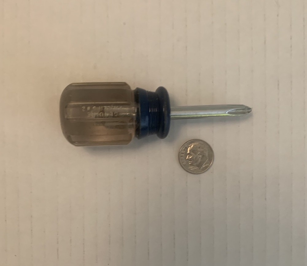 Vintage 3.5” Craftsman #2 Phillips Stubby Screwdriver
