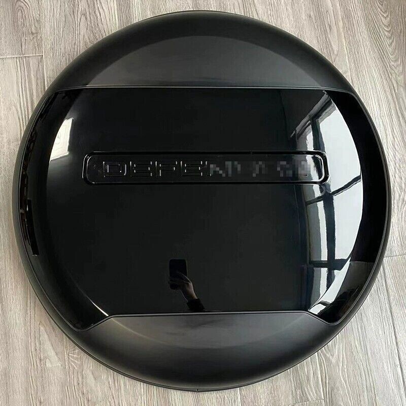 ABS Black Spare Tyre Tire Cover Fit For 2020-2024 Land Rover Defender 90 110 130