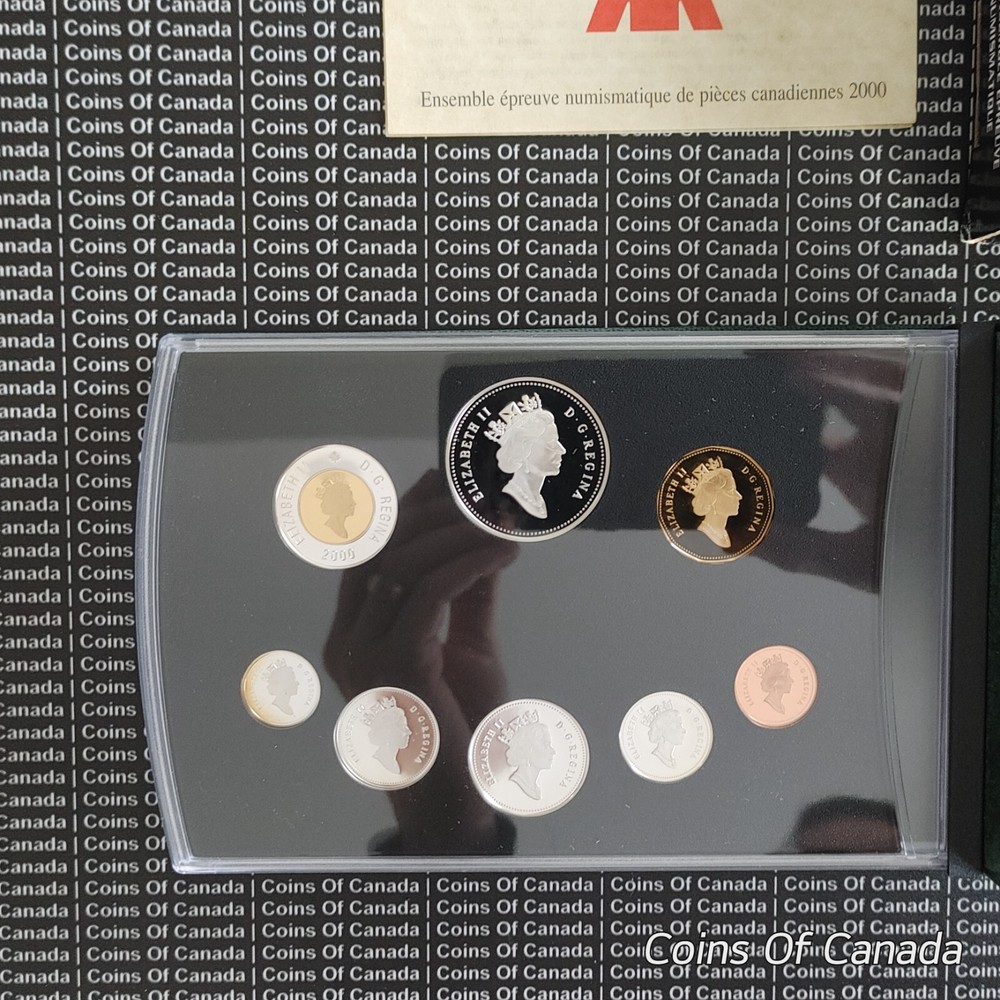 2000 Canada 8 Coin Proof Set - With Special Edition Silver Dollar #coinsofcanada
