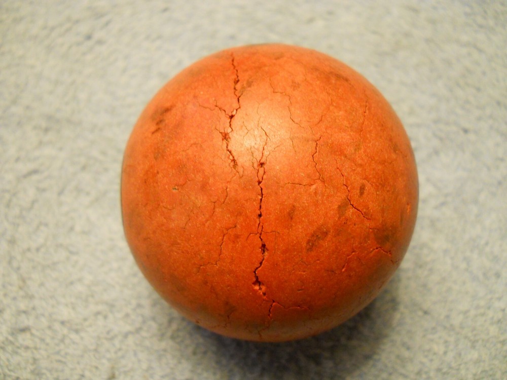 Vintage Clay Billiard Ball- #3