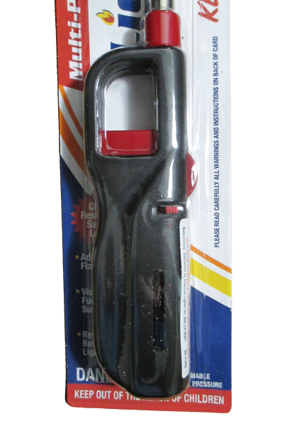 MultiPurpose Butane Torch Lighter 10" Refillable Campfire Fireplace Candle Grill