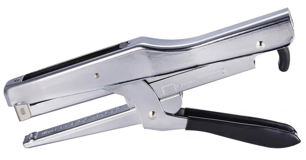 BOSTITCH P3-CHROME Manual Plier Stapler, Chrome