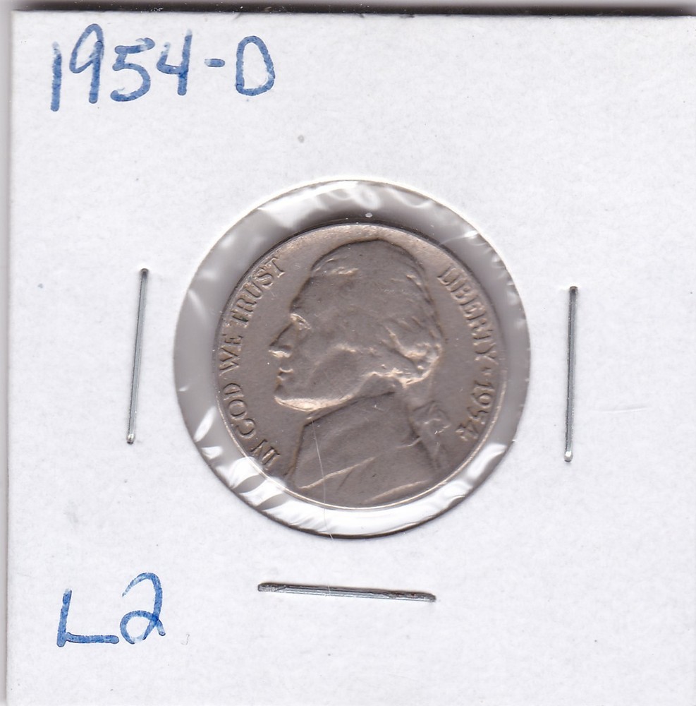 1954-D Jefferson Nickel L2