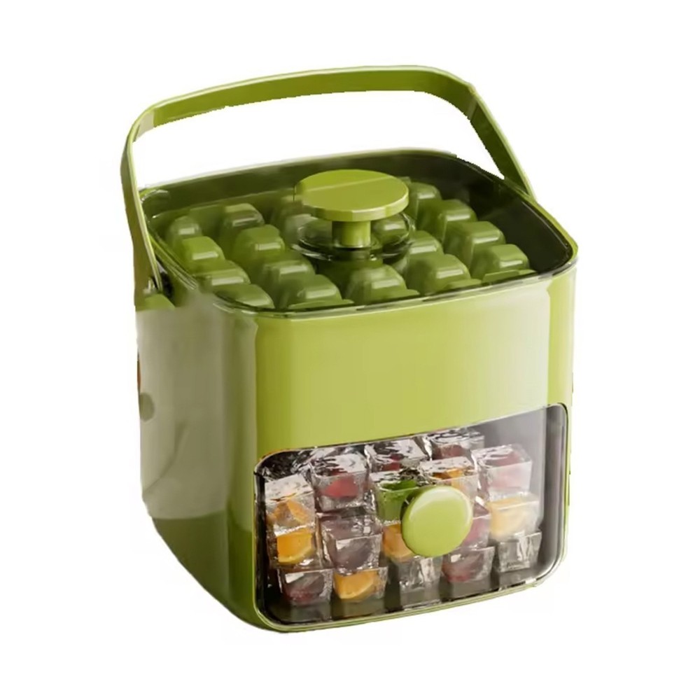 Extra-Large 48-lce Cube Maker with Easy Glide Double Layer Food-Grade Tray