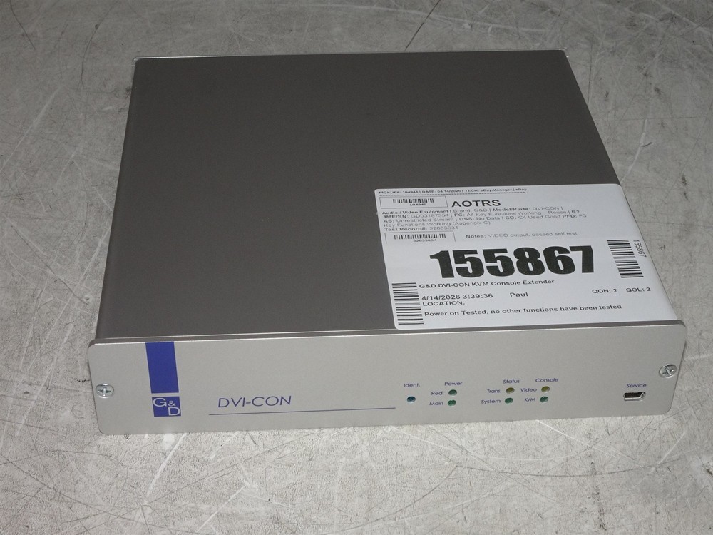 G&D DVI-CON KVM Console Extender