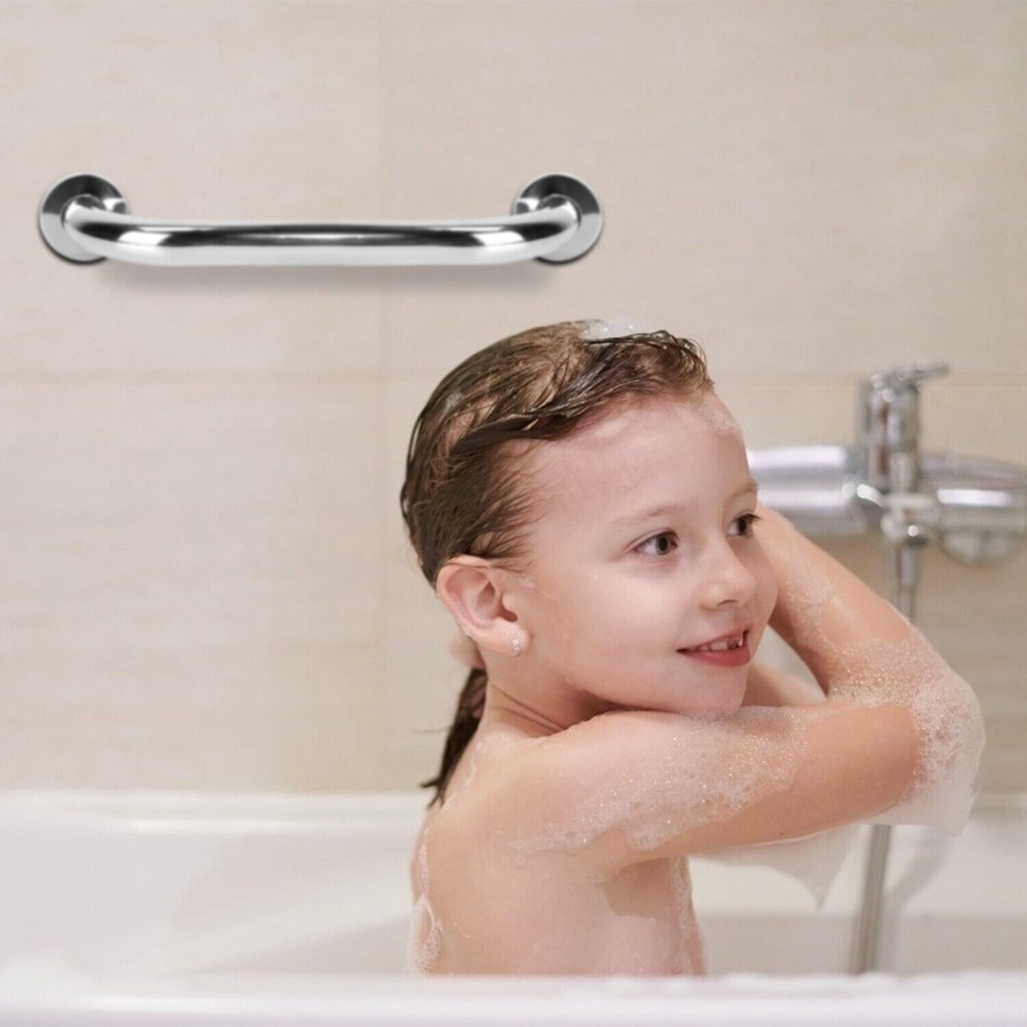 Bathroom Shower Grab Bar Handle Safety Hand Rail Support Bar Stainless Steel lot