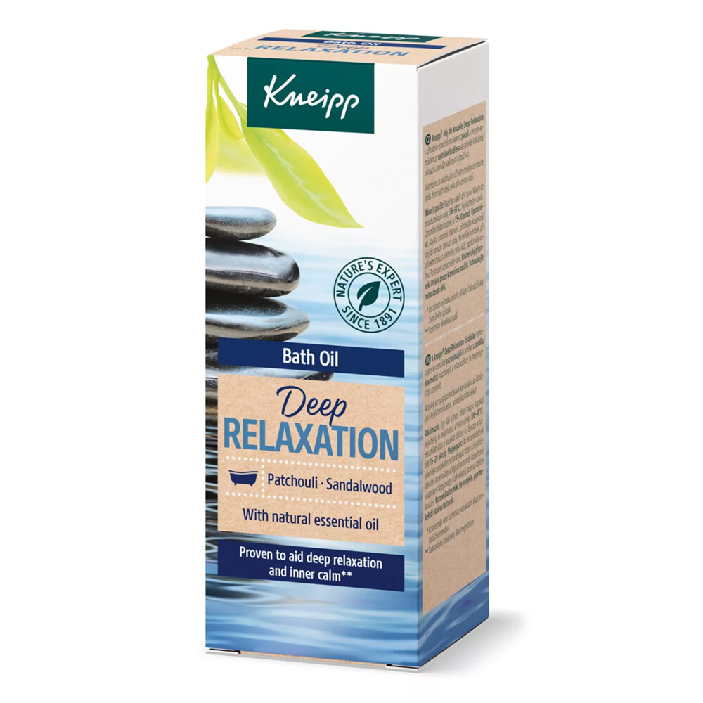 Kneipp Deep Relaxation Bath Oil Natural Essential Oils for Inner Peace 10x100ml