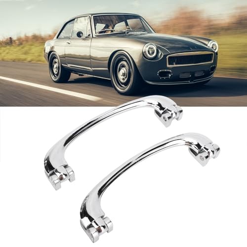 Chrome Inside Door 1 Pair Chrome Interior Door Pull Handle Universal LWH106