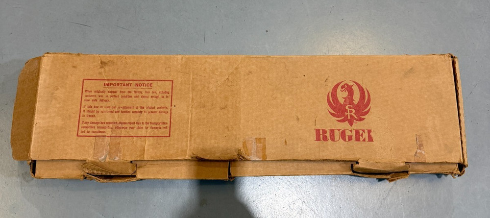 1978 Vintage Ruger Mini 14/F-Empty Original Box