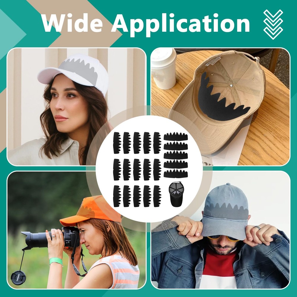 20Pcs Hat Shaper Insert - Baseball Caps Inserts Shapers, Reusable Crown Suppo...