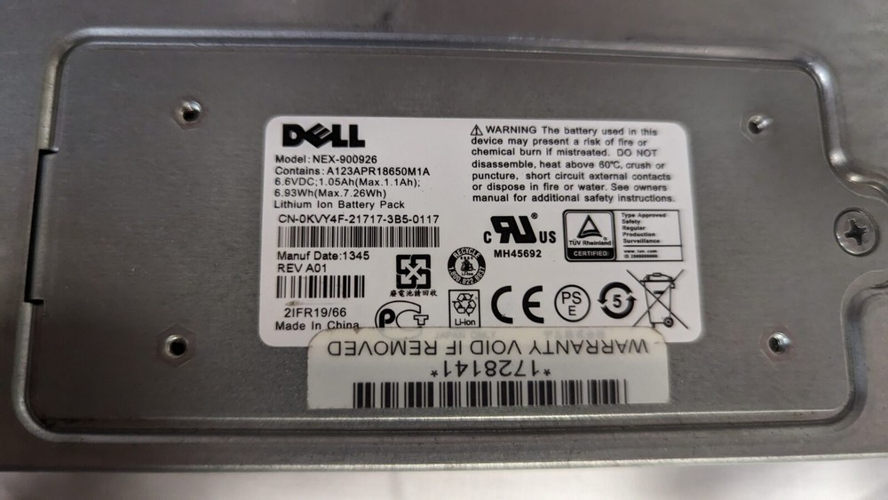 DELL E09M E09M03 EQUALLOGIC CONTROL MODULE 15 DCY2N MKFF TM4P7 KK95M