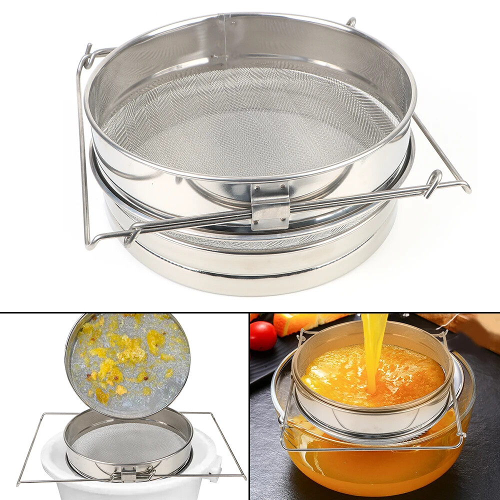 Net Impurity Filter Double Sieve Strainer Beekeeping Beekeeping Special Tools