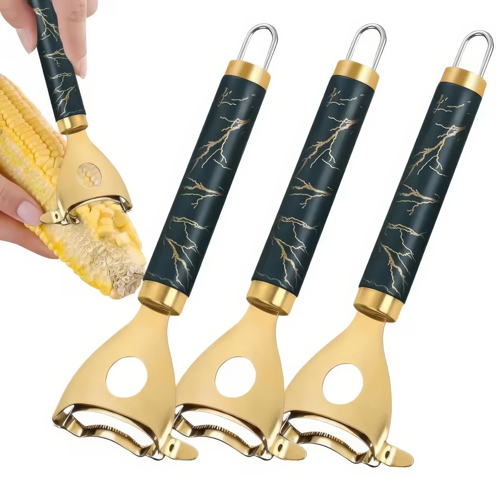 1/2 Piece Golden Corn Plow, Creative Design, Multifunctional Kitchen.