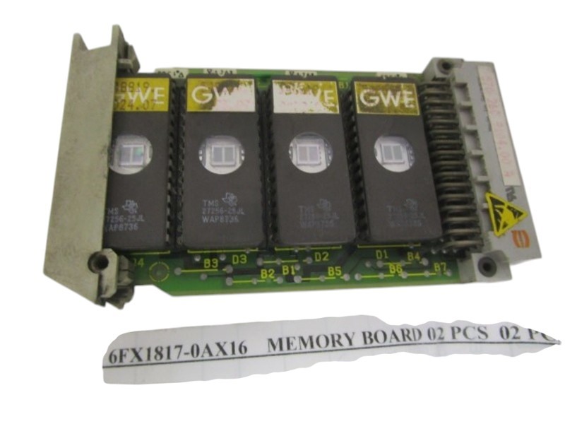SIEMENS 6FX1817-0AX16 MEMORY MODULE UNMP