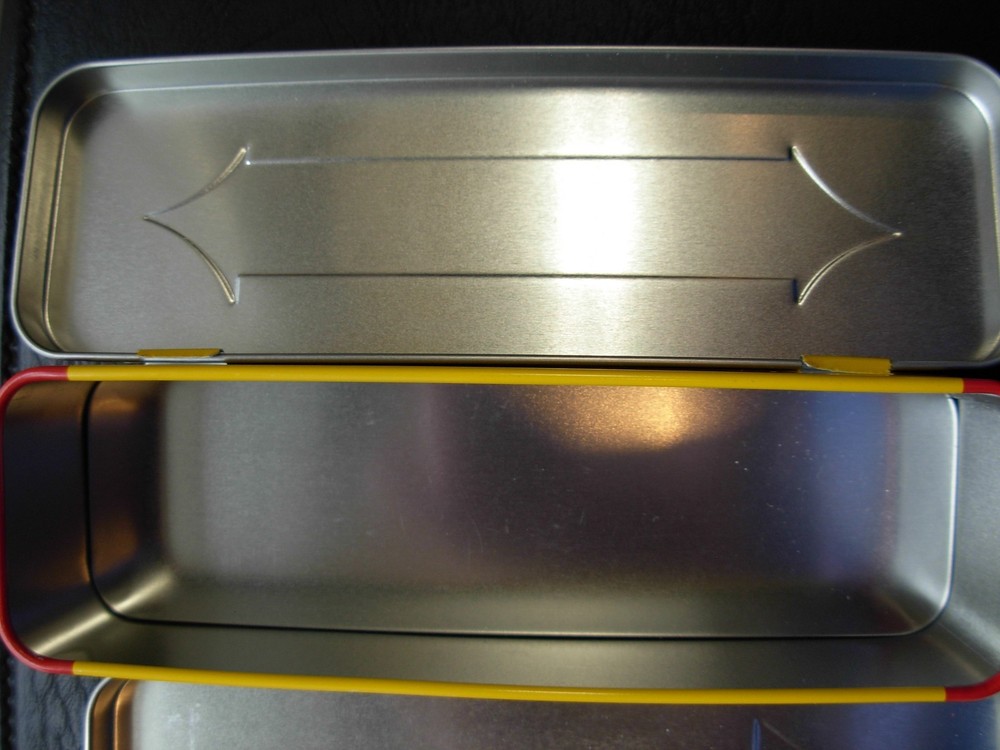 Three Wrigley's Juicy Fruit Tin Containers
