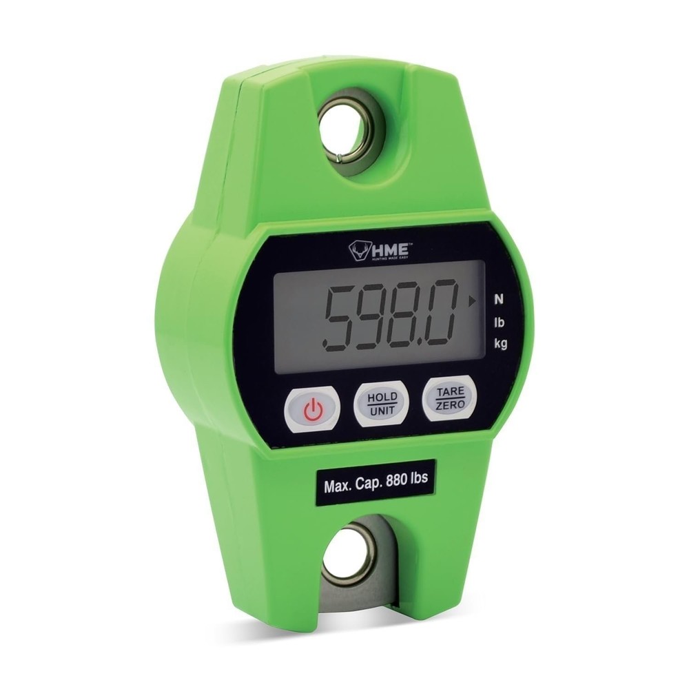 HME Durable Versatile Hunting Digital Hanging Scale w/Tare Function - 400...