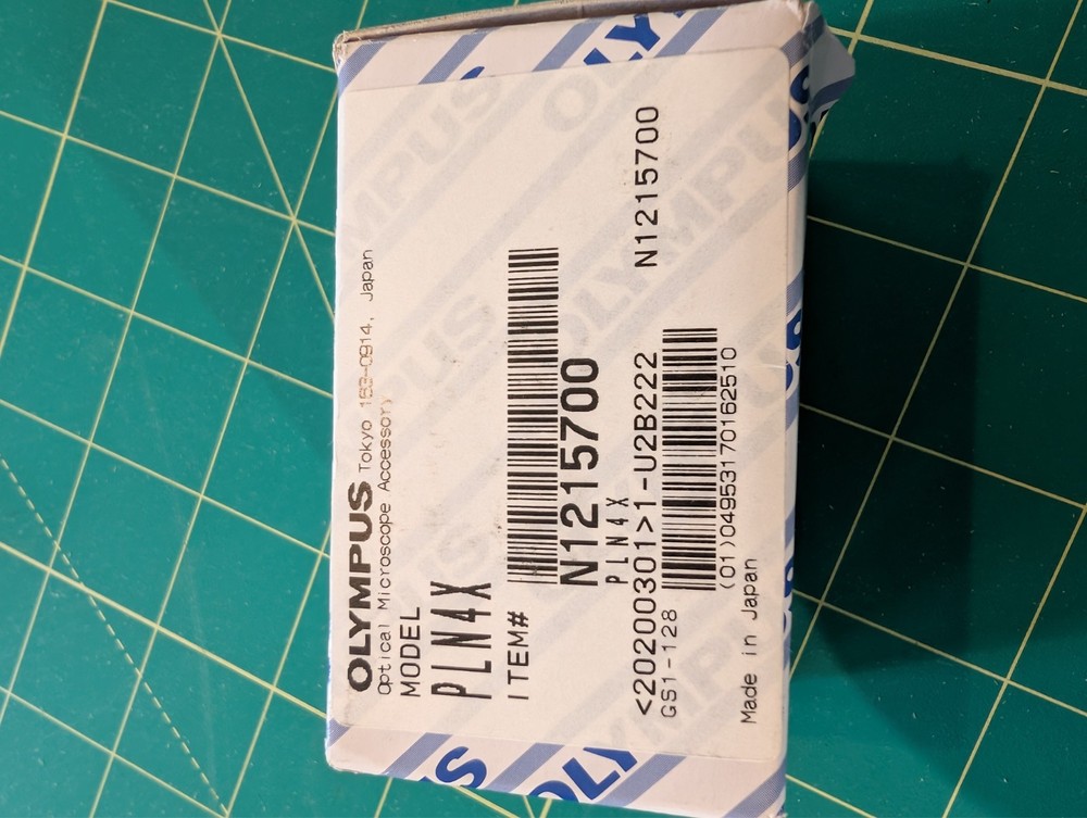 Olympus Microscope Objective Plan N 4x 0.10
