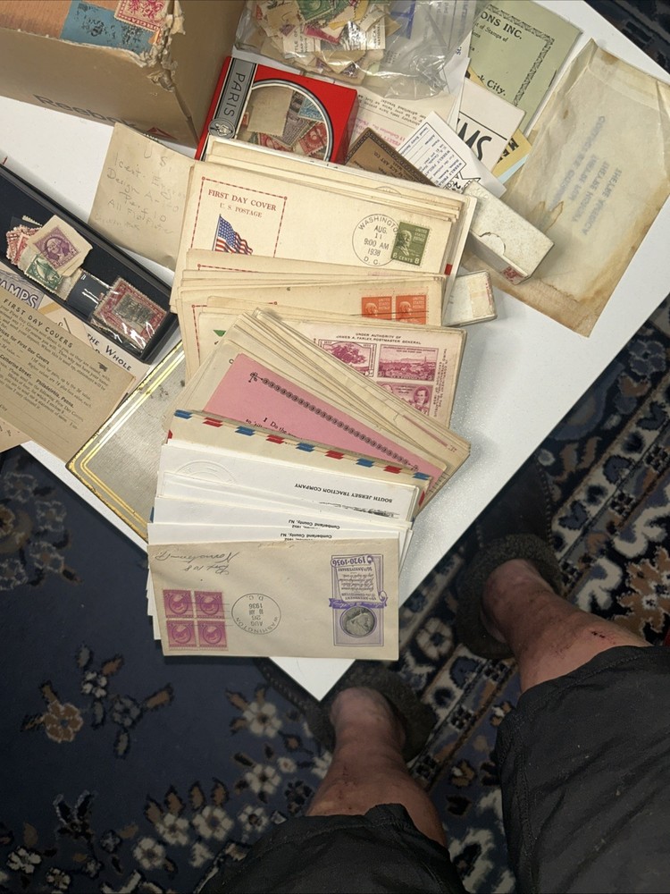 Stamp Collection,old Stamps,first Day Covers
